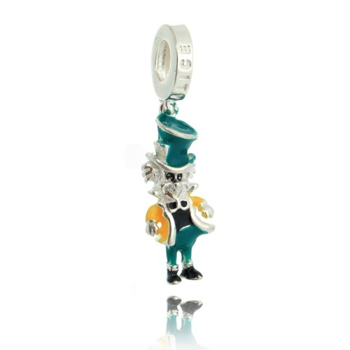 PG-07 Pingente  Chapeleiro em Prata e Esmalte
